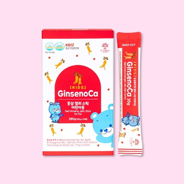 춘천몰,닥터오레고닌 진세노카 키즈 홍삼 젤리 스틱 (1Box - 14포)